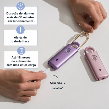 Alarme pessoal para sua segurança