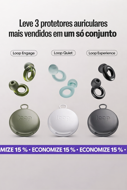 tampões de ouvido confortáveis